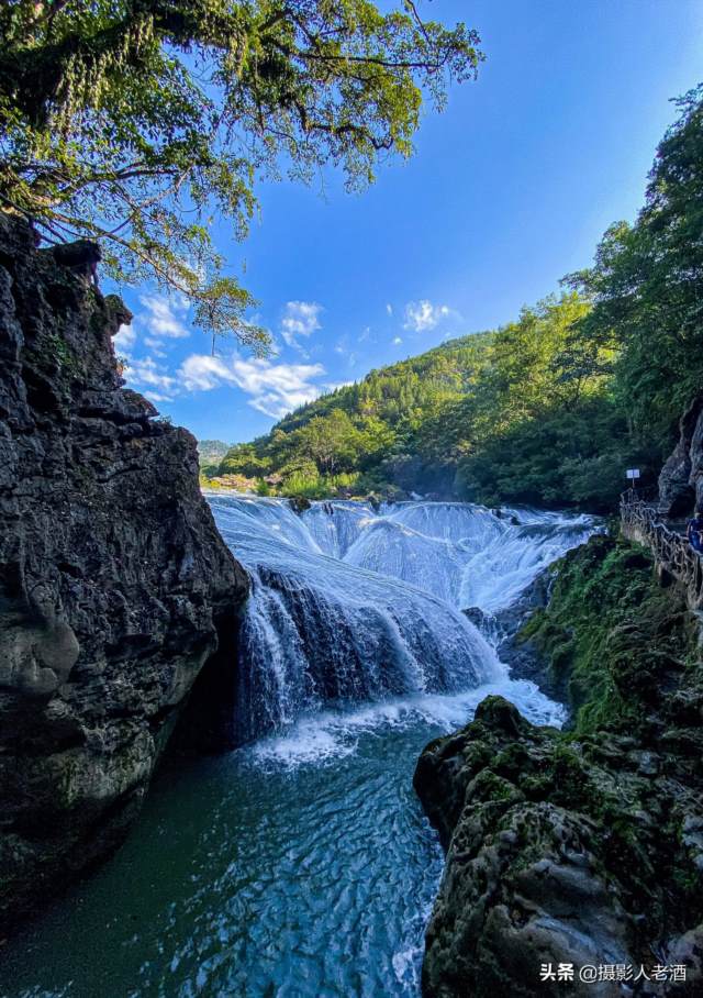 实拍贵州黄果树瀑布景区，三座大瀑布各有特色，还有真正的水帘洞